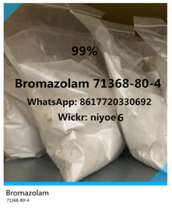 Benzos Manufacturer Bromazolam Powder CAS 71368-80-4 Wickr: niyoe6