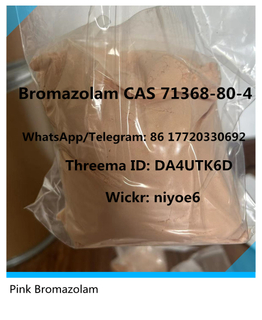 Buy Benzos Bromazolam Pink Powder CAS 71368-80-4 Wickr: niyoe6