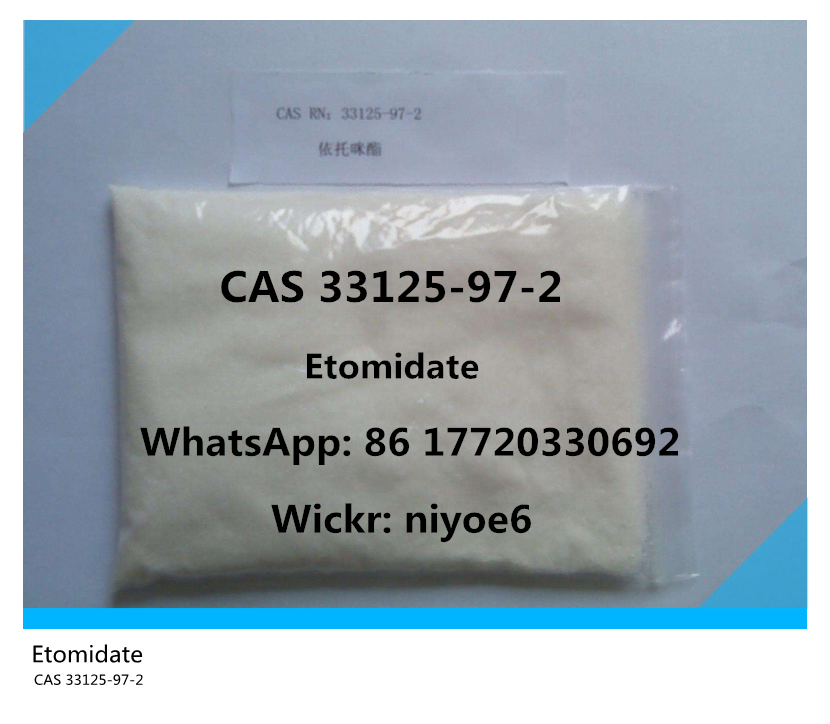 Buy Research Chemicals Opioids White Powder Etomidate CAS 33125-97-2 for Analgesia Wickr: niyoe6