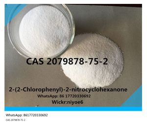 High Quality 99% White Crystal Powder CAS 2079878-75-2 2-(2-Chlorophenyl)-2-nitrocyclohexanone Powder Wickr: niyoe6